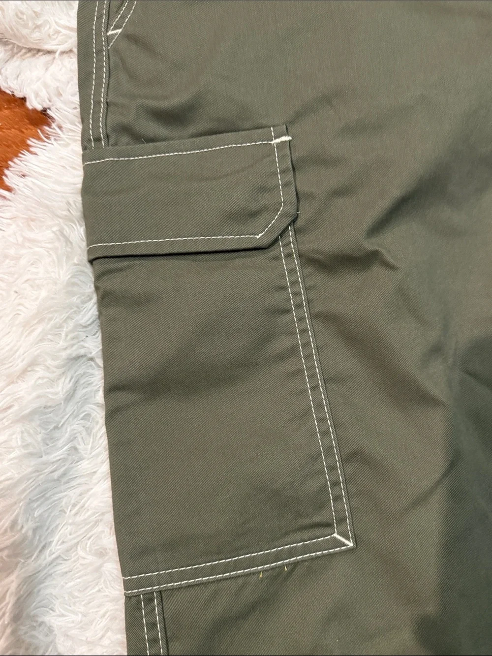 Men's True Religion Olive Green Cargo Pants 34